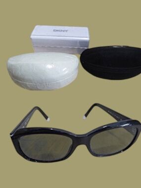 3 Sunglasses Cases and DKNY Sunglasses - DKNY - OAKLEY - COACH